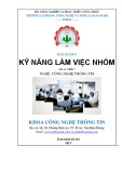 Giáo trình Kỹ năng làm việc nhóm (Nghề: Công nghệ thông tin) - CĐ Công nghệ và Nông lâm Nam Bộ