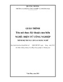 Giáo trình Kỹ thuật cảm biến (Nghề: Điện tử công nghiệp) - CĐ Công nghiệp và Thương mại