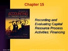 Lecture Introduction to Accounting: An integrated approach: Chapter 15 - Penne Ainsworth, Dan Deines