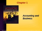 Lecture Introduction to Accounting: An integrated approach: Chapter 1 - Penne Ainsworth, Dan Deines