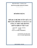 Luận văn Thạc sĩ Kinh tế: Mối quan hệ phi tuyến giữa cơ hội tăng trưởng và nợ của các công ty trên thị trường chứng khoán Việt Nam