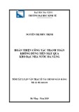 Tóm tắt Luận văn Thạc sĩ Tài chính Ngân hàng: Hoàn thiện công tác thanh toán không dùng tiền mặt qua Kho bạc Nhà nước Đà Nẵng