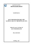 Tóm tắt Luận văn Thạc sĩ Quản trị kinh doanh: Quản trị thành tích nhân viên tại Chi cục Quản lý thị trường TP Đà Nẵng