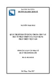 Tóm tắt Luận văn Thạc sĩ Quản trị kinh doanh: Quản trị rủi ro tín dụng trong cho vay đầu tư phát triển của ngân hàng phát triển Việt Nam