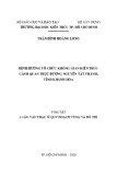 Tóm tắt Luận văn Thạc sĩ Quy hoạch vùng và đô thị: Định hướng tổ chức không gian kiến trúc cảnh quan trục đường Nguyễn Tất Thành, tỉnh Khánh Hòa