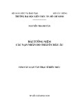 Tóm tắt Luận văn Thạc sĩ Kiến trúc: Đài tưởng niệm các nạn nhân Do Thái ở Châu Âu