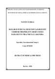 Abstract of Medical PhD thesis: Research on rectal resection laparoscopy combined preoperative short-course radiation to treat rectal carcinoma