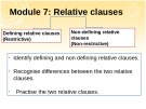 Lesson 14 - Relative clauses