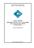 Giáo trình Dung sai và lắp ghép - CĐ Nghề Việt Đức, Hà Tĩnh