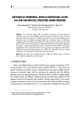 Diffusion of interstitial atoms in interstitial alloys FeSi and FeH with BCC structure under pressure