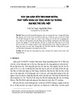 Đào tạo giáo viên theo định hướng phát triển năng lực thực hành tại trường Đại học Thủ Dầu Một