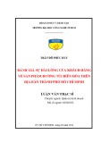 Luận văn Thạc sĩ Quản trị kinh doanh: Đánh giá sự hài lòng của khách hàng đối với sản phẩm đƣờng túi Biên Hòa trên địa bàn Thành phố Hồ Chí Minh