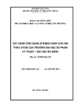 Báo cáo tóm tắt đề tài khoa học và công nghệ cấp Trường: Xây dựng ứng dụng di động dành cho hội thảo ATIGB của trường đại học Sư phạm Kỹ thuật – Đại học Đà Nẵng