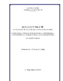 Báo cáo tóm tắt đề tài khoa học và công nghệ cấp ĐH: Kiến thức, kỹ năng và thái độ cần thiết đối với kiểm toán viên: Mức độ đáp ứng yêu cầu thực tiễn của sinh viên tốt nghiệp đại học chuyên ngành kiểm toán ở Việt Nam