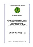 Luận án Tiến sĩ: Nghiên cứu đặc điểm sinh học, sinh thái và biện pháp phòng chống sâu xanh Helicoverpa armigera (Hübner) (Lepidoptera: Noctuidae) đục bắp ngô tại Hà Nội, Việt Nam và Viêng Chăn, Lào