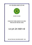 Luận án Tiến sĩ: Phân bố đất nông nghiệp hộ gia đình trên địa bàn tỉnh Bắc Giang