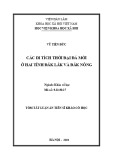 Tóm tắt luận án Tiến sĩ Khảo cổ học: Các di tích thời đại đá mới ở hai tỉnh Đắk Lắk và Đắk Nông