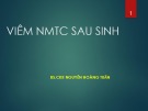 Bài giảng Viêm niêm mạc tử cung sau sinh