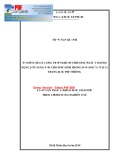 Tóm tắt luận văn Thạc sĩ Khoa học Giáo dục: Tổ chức hoạt động trải nghiệm theo hướng bồi dưỡng năng lực sáng tạo cho học sinh trong dạy học Vật lí 11 trung học phổ thông