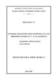 Physics Doctoral Thesis Abstract: Synthesis and investigation of photocatalytic properties of BiMO (M = V, Ti, Sn) materials