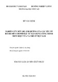 Tóm tắt Luận án Tiến sĩ Kỹ thuật: Nghiên cứu mức độ ảnh hưởng của các yếu tố rủi ro đến chi phí đầu tư xây dựng công trình thủy điện vừa và nhỏ ở Việt Nam