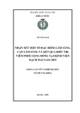 Khóa luận tốt nghiệp đại học ngành Y khoa: Nghiên cứu một số đặc điểm lâm sàng, cận lâm sàng và kết quả điều trị của viêm phổi mắc phải trong cộng đồng tại Trung tâm Hô Hấp – Bệnh viện Bạch Mai năm 2019