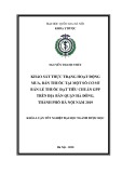 Khóa luận tốt nghiệp đại học ngành Dược học: Khảo sát thực trạng hoạt động mua bán thuốc tại một số cơ sở bán lẻ thuốc đạt tiêu chuẩn GPP trên địa bàn Quận Hà Đông, thành phố Hà Nội năm 2019