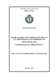 Khóa luận tốt nghiệp đại học ngành Dược học: Đánh giá khả năng chống oxy hóa và ức chế enzym α-glucosidase của Hồng đảng sâm (Codonopsis javanica (Blume) Hook. f.)