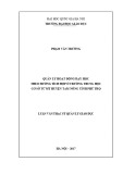 Luận văn Thạc sĩ Quản lý giáo dục: Quản lý hoạt động dạy học theo hướng tích hợp tại Trường trung học cơ sở Tứ Mỹ huyện Tam Nông tỉnh Phú Thọ
