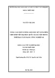 Khóa luận tốt nghiệp đại học ngành Triết học: Nâng cao chất lượng giáo dục kỹ năng mềm cho sinh viên Đại học Quốc gia Hà Nội trong thời đại cách mạng công nghiệp 4.0