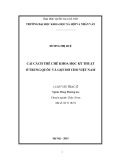 Luận văn Thạc sĩ Đông phương học: Cải cách thể chế khoa học kỹ thuật của Trung Quốc