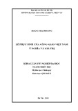 Khóa luận tốt nghiệp đại học ngành Triết học: Lễ Phục sinh của Công giáo ở Việt Nam – ý nghĩa và giá trị