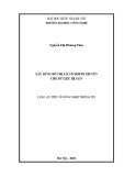 Luận án Tiến sĩ Công nghệ thông tin: Xây dựng đồ thị tái tổ hợp di truyền cho dữ liệu hệ gen