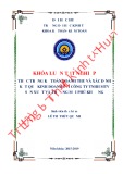 Khóa luận tốt nghiệp Kế toán-Kiểm toán: Thực trạng kế toán doanh thu và xác định kết quả kinh doanh tại công ty trách nhiệm hữu hạn một thành viên sản xuất và thương mại Phú Khương