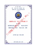 Khóa luận tốt nghiệp Quản trị kinh doanh: Đánh giá chất lượng dịch vụ khách sạn Hương Cau – Huế