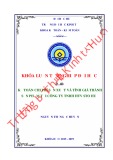 Khóa luận tốt nghiệp Kế toán-Kiểm toán: Kế toán chi phí sản xuất và tính giá thành sản phẩm tại công ty TNHH HTV STO Huế