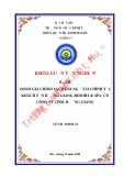 Khóa luận tốt nghiệp Quản trị kinh doanh: Đánh giá chính sách đãi ngộ tài chính tại khách sạn Hương Giang Resort & Spa_CN Công ty CPDL Hương Giang