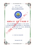 Khóa luận tốt nghiệp Tài chính Ngân hàng: Ứng dụng mô hình Z – Score để xếp hạng tín dụng khách hàng doanh nghiệp tại Ngân hàng TMCP Đầu tư và Phát triển Việt Nam – Chi nhánh Bắc Quảng Bình