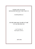 Luận văn Thạc sĩ Lưu trữ học: Tổ chức khoa học tài liệu lưu trữ của Tạp chí Cộng sản