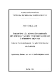 Luận văn Thạc sĩ Chủ nghĩa khoa học xã hội: Ảnh hưởng của tín ngưỡng thờ Mẫu đến đời sống văn hóa tinh thần người dân ở Hải Phòng hiện nay