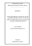 Luận văn Thạc sĩ Khoa học quản lý: Áp dụng phương pháp quản trị theo mục tiêu MBO vào đánh giá thực hiện công việc của nhân viên