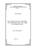 Luận văn Thạc sĩ Lịch sử: Đảng lãnh đạo ứng dụng và phát triển công nghệ sinh học trong nông nghiệp từ năm 1996 đến năm 2014