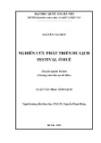 Luận văn Thạc sĩ Du lịch: Nghiên cứu phát triển du lịch festival ở Huế