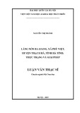 Luận văn Thạc sĩ Việt Nam học: Làng nón Ba Giang, xã Phù Việt, huyện Thạch Hà, tỉnh Hà Tĩnh: Thực trạng và giải pháp