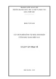 Luận văn Thạc sĩ Chủ nghĩa khoa học xã hội: Xây dựng đời sống văn hóa tinh thần ở Tỉnh Bắc Giang hiện nay