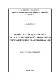 Luận văn Thạc sĩ Du lịch: Nghiên cứu xây dựng sản phẩm du lịch cà phê thành một trong những thương hiệu chính của du lịch Đăk Lăk