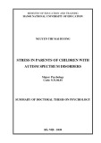 Summary of Doctoral Thesis on Psychology: Stress in parents of children with autism spectrum disorder