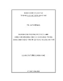 Luận án Tiến sĩ Hóa học: Nghiên cứu phương pháp xác định hằng số cân bằng của các acid-base trong dung dịch nước từ kết quả chuẩn độ điện thế