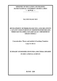 Summary of Dissertation for a Doctoral degree in Educational Science: Developing problemsolving and creativity capacity for high school students in Northwest Vietnam in teaching chemistry of nonmetals
