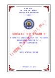 Khóa luận tốt nghiệp Quản trị kinh doanh: Cảm nhận của khách hàng về chương trình Khách hàng thân thiết của siêu thị Co.opmart Huế